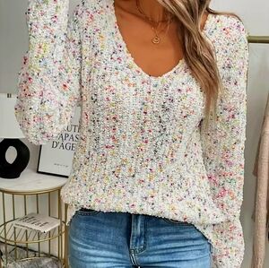 Multicolor Knit PINK_it Sweater